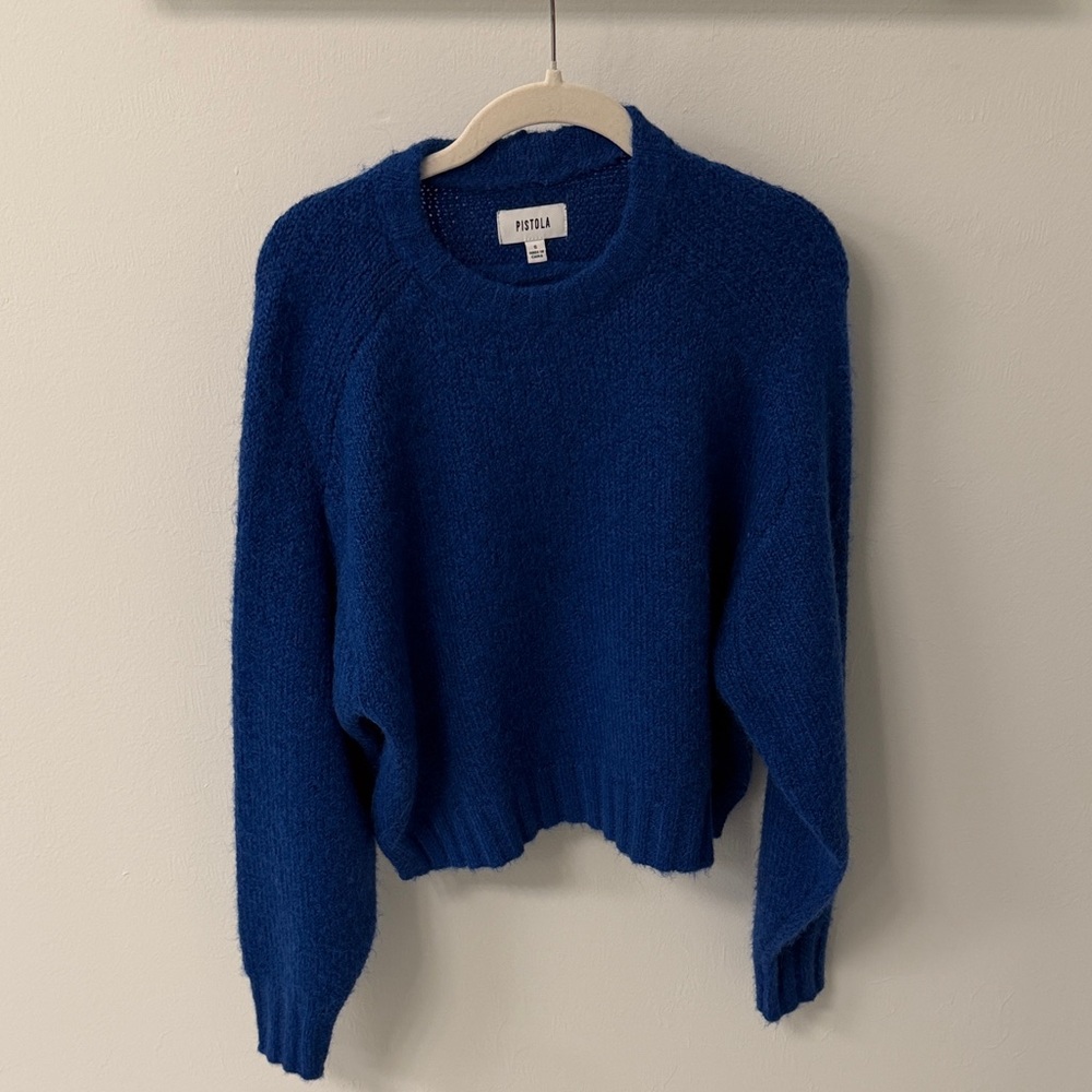 Pistola Deep Blue Crew Neck Sweater